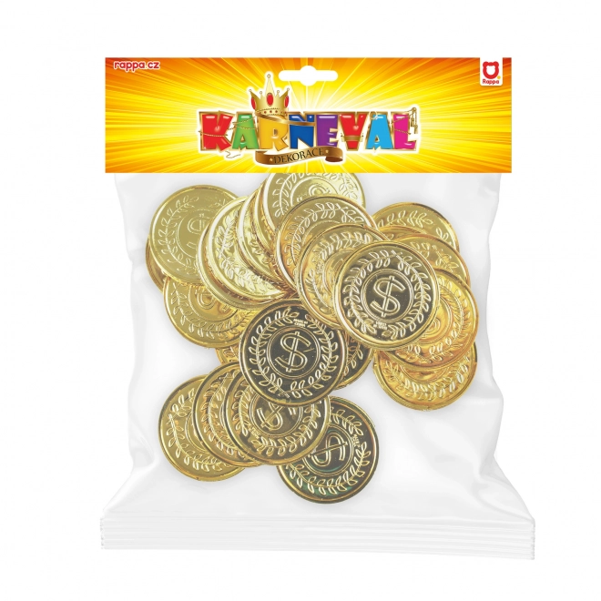 Gouden munten in zakje