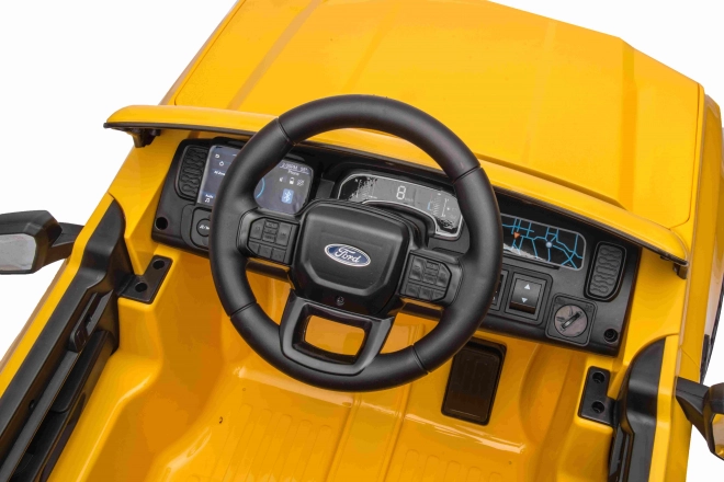Kinder elektrische auto Ford Ranger Lift Geel