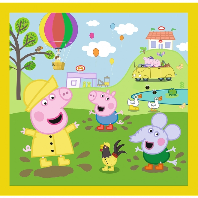 Puzzel 3v1 - Peppa Pig