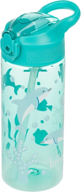 Tritan fles met rietje oceaanwereld 500 ml