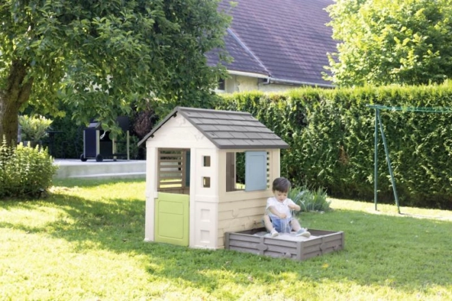 Tuinhuis Smoby met zandbak