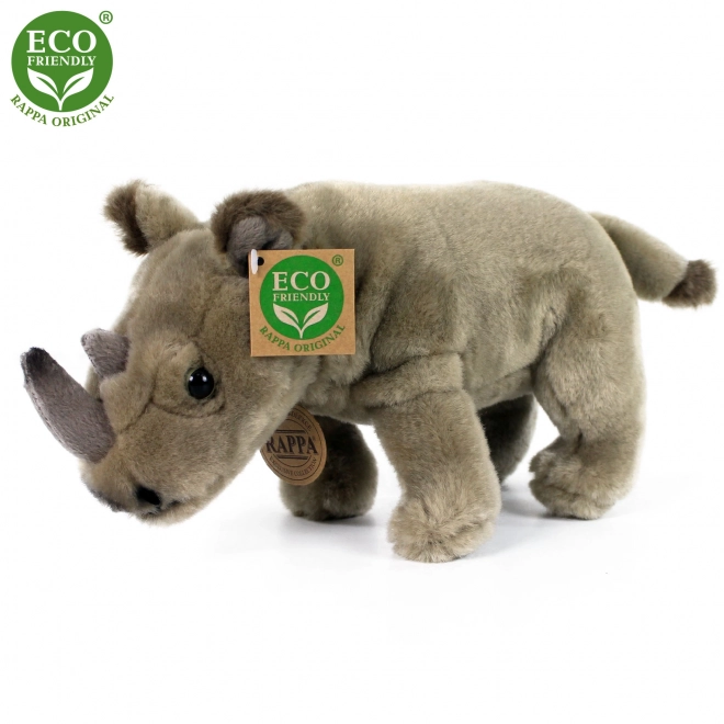 Pluchen neushoorn staand 23 cm Eco-Friendly