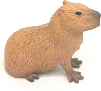 Zittende capibara-figuur