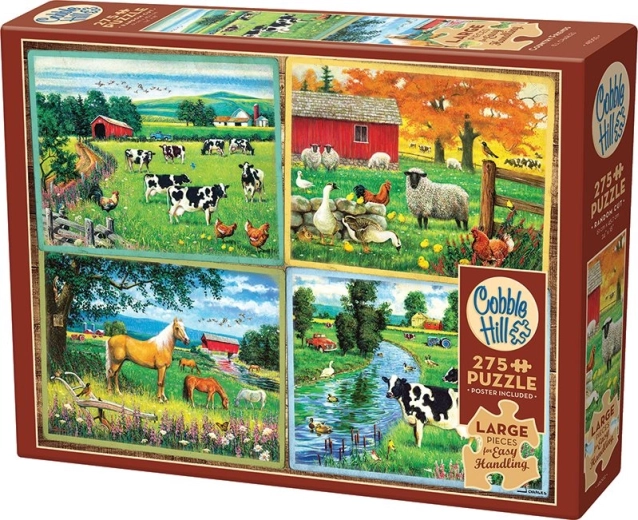 Extra grote stukjes voor comfortabel puzzelen