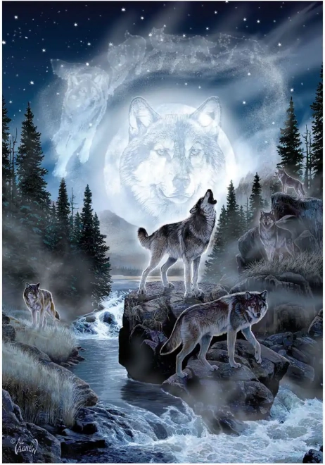 Puzzel Maanwolf 500 stukjes