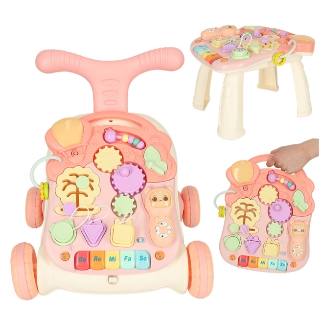 Interactieve looptrainer en educatieve tafel 3-in-1