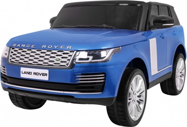 Elektrische kinderauto RANGE ROVER HSE voor 2 kinderen, blauw – gelakt