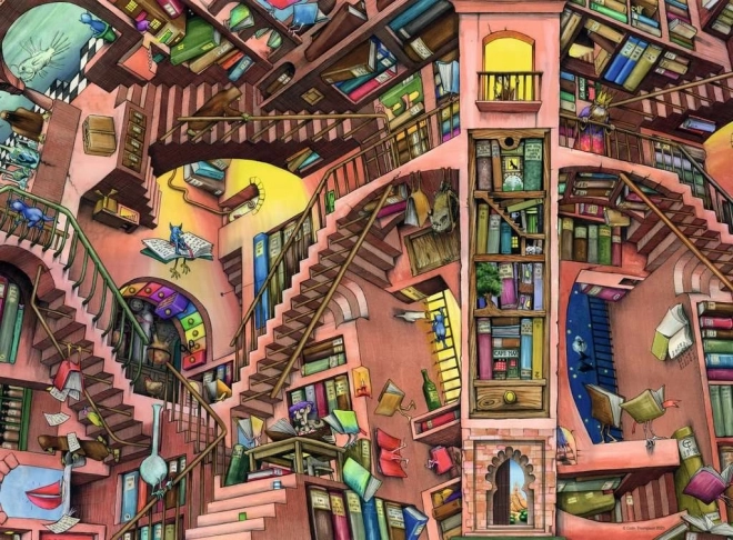 Puzzel Absurd Bibliotheek 500 stukjes