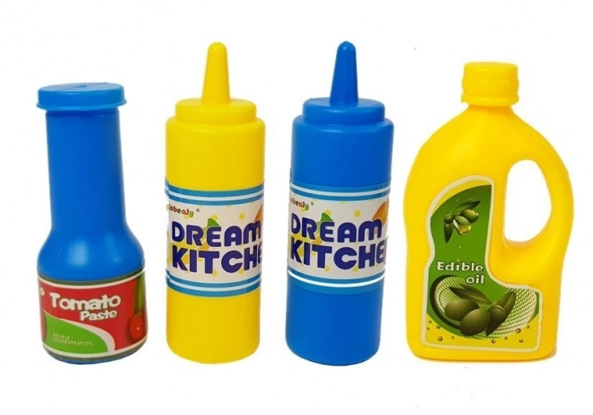 Set Little Cook Pots van kunststof servies