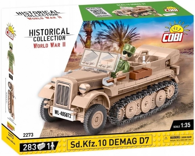 Bouwpakket van de halftracktrekker Sd.Kfz. 10 DEMAG D7 in schaal 1:35