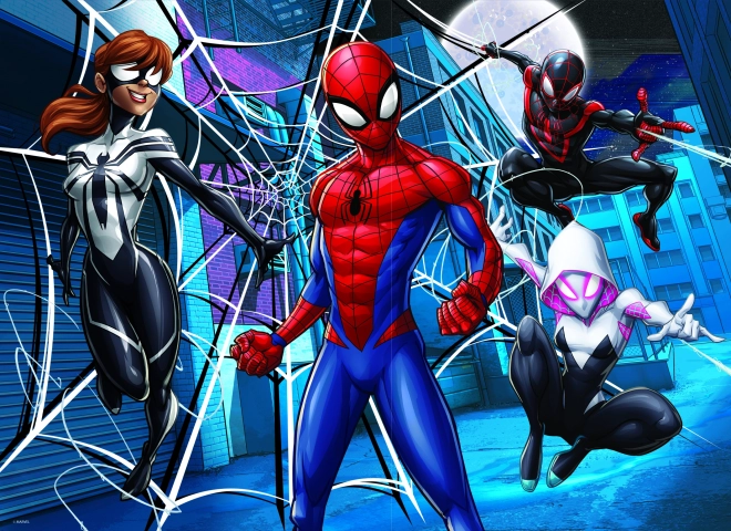 Spider-Man maxi dubbelzijdige puzzel 60 stukjes