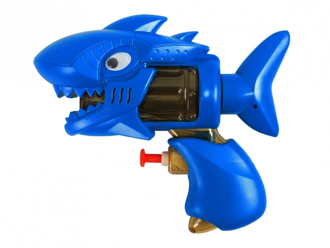 Zakformaat waterpistool Blauwe Haai voor kinderen
