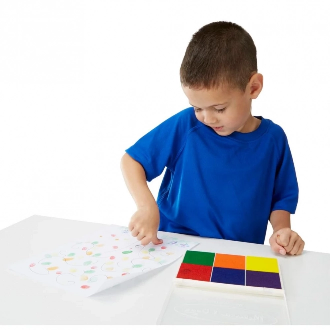 Afwasbare inkten 6 kleuren