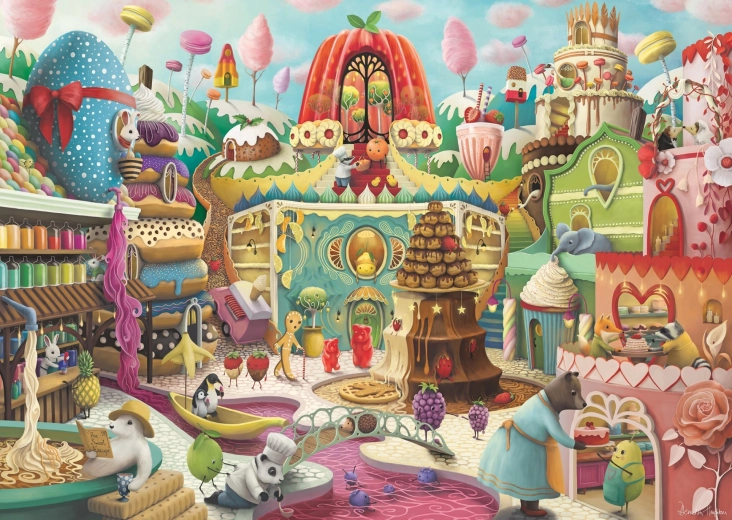 Puzzel Zoete Straat 1000 stukjes Ravensburger