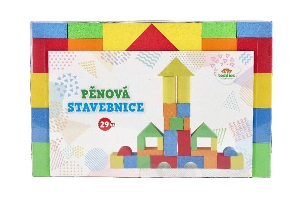 Kleurige foam bouwset voor kinderen