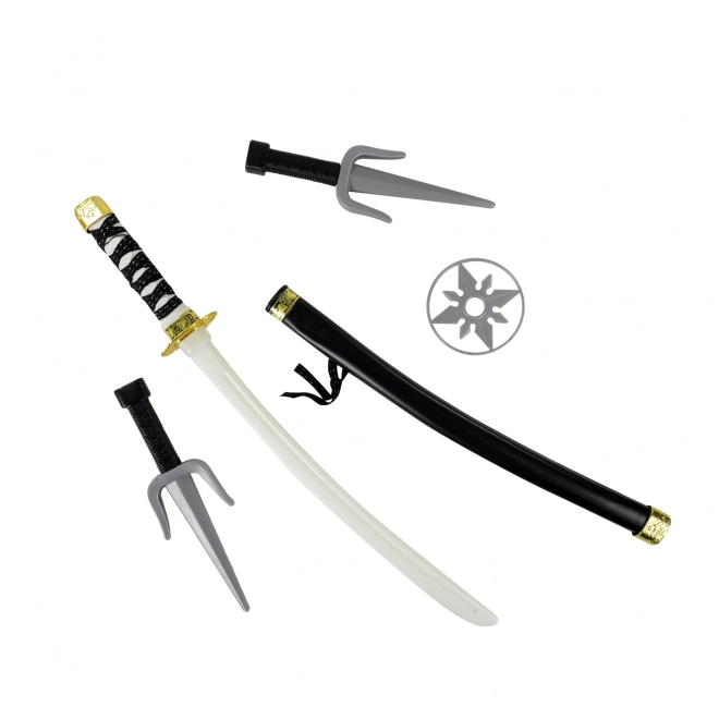 Ninja set met doeken en sterren