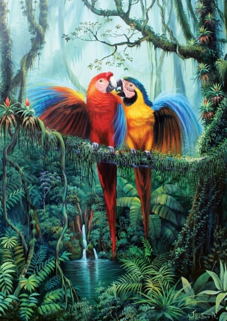 Puzzel Liefde in de jungle 260 stukjes
