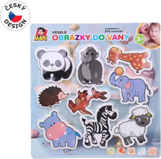 Safari-dieren voor in bad Soft