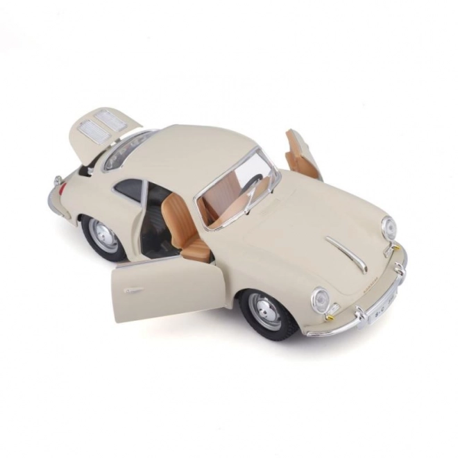 Bburago 1:24 Porsche 356B Coupé (1961) Ivoor
