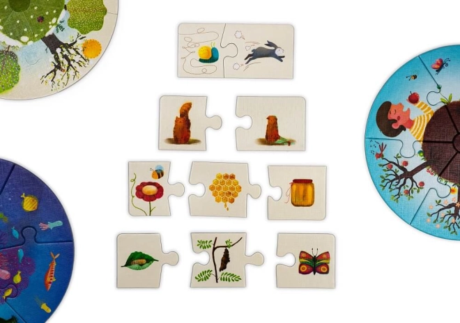 Geïllustreerde natuurmotieven
