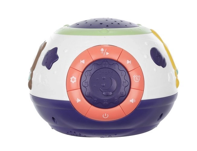 Kinder nacht lampje met projector en muziek