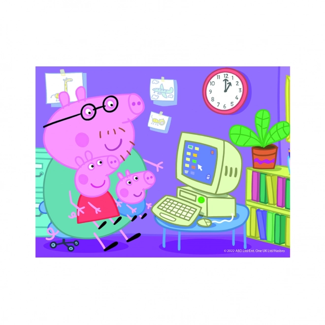 PEPPA BIG 12 Houten Licentie Blokken