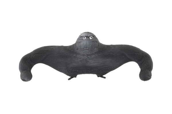 Gorilla anti-stress speelgoed gevuld met zand 400 g siliconen 12 cm 4 kleuren 8 stuks in doos