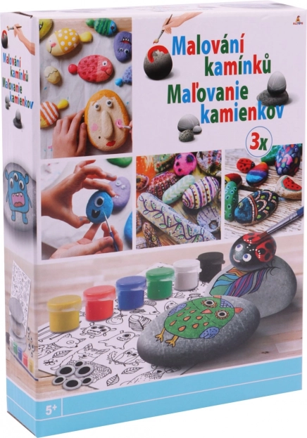Steenschilderset met stickers