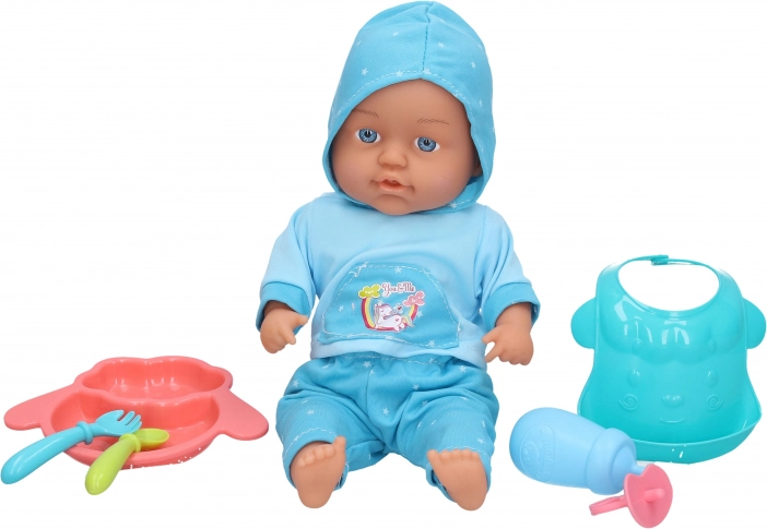 Zachte baby met geluiden en accessoires 30 cm