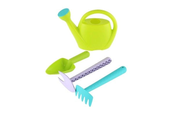 Kinder plastic tuingereedschap set 4 stuks