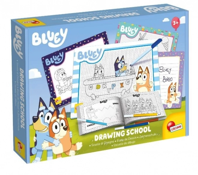 Schoolset voor tekenen Bluey