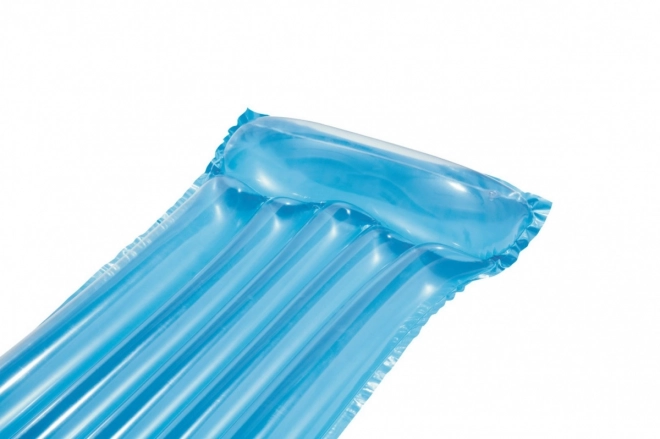 Blauw opblaasbaar matras voor het zwembad