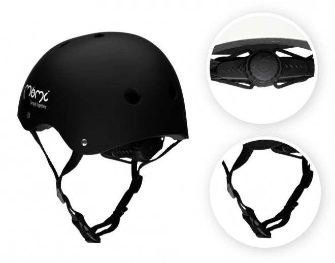 Kinderhelm MoMi MIMI, zwart