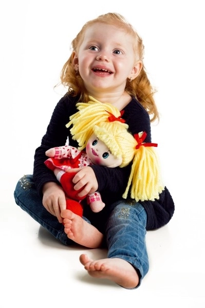 Tsjechische zingende stoffen pop Lucinka - 30 cm