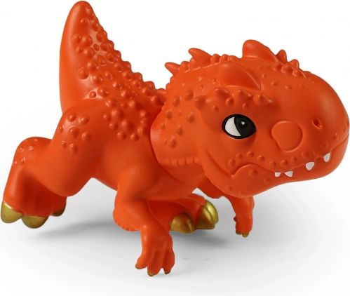Oranje dinosaurus 14 cm
