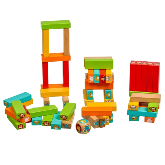 Lucy & Leo 'Raad, wie' - houten kinderspel Jenga