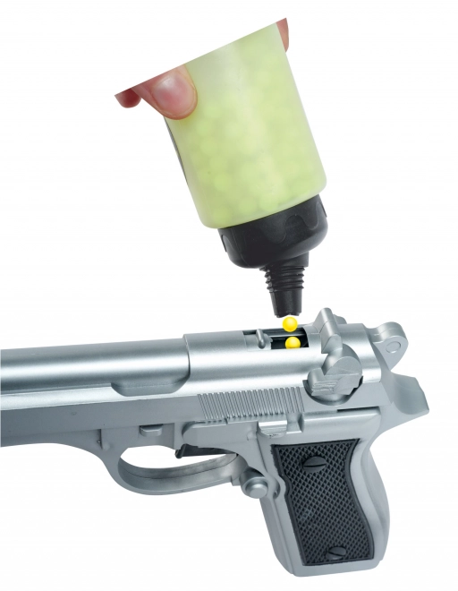 Kogelpistool met munitie 21cm, 3 soorten