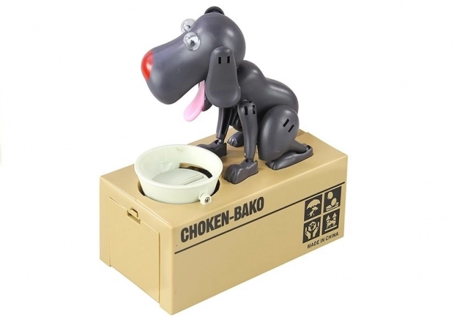 Honden spaarpot grijs