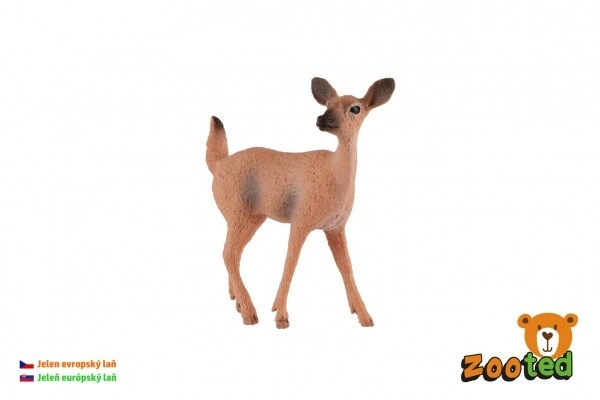 Europese hert zooted plastic 7cm in zak