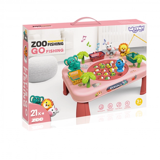 Behendigheidsspel Vissen Interactieve Tafel Roze