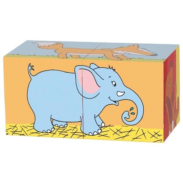 Houten blokken dieren voor kinderen
