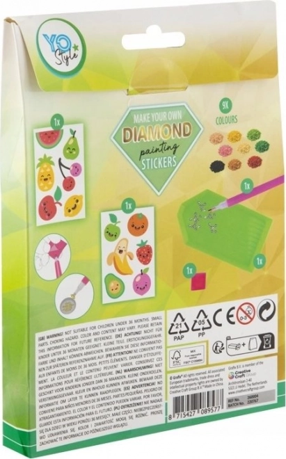 Productie van Diamond-stickers