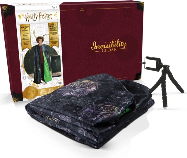 Onzichtbare Mantel Deluxe-set met telefoonhouder