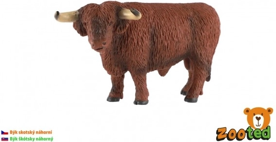 Beeldje van Schotse hooglander 15 cm