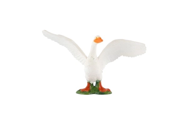 Domestieke gans zooted plastic 10cm in zak