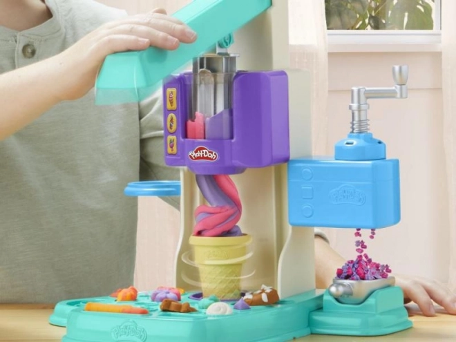 Play-doh gebogen ijssalon