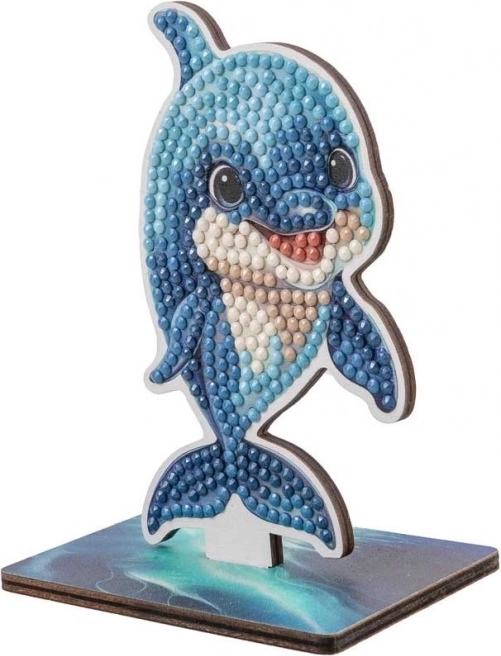 Diamond painting CRYSTAL ART: Oceaan - Dolfijn