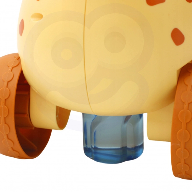 Bewegende giraffe 2-in-1 met bellenblaas voor kinderen