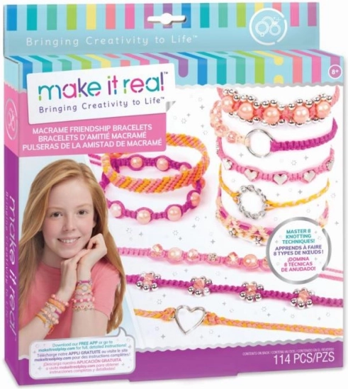 Set voor het maken van macramé armbanden