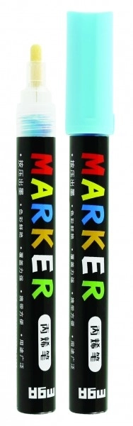Acryl markers voor keramiek, glas en stenen
